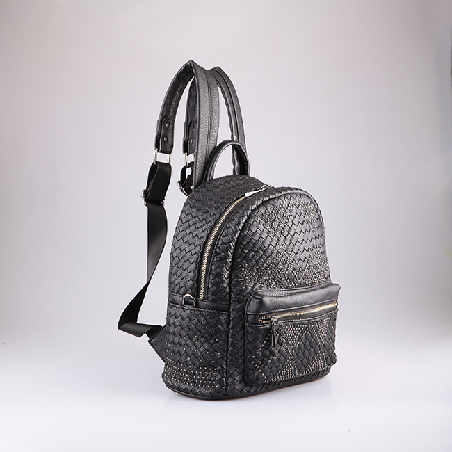 PU unisex studs designer backpack