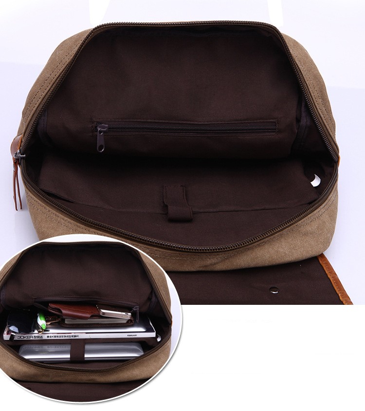 Canvas School Backpack