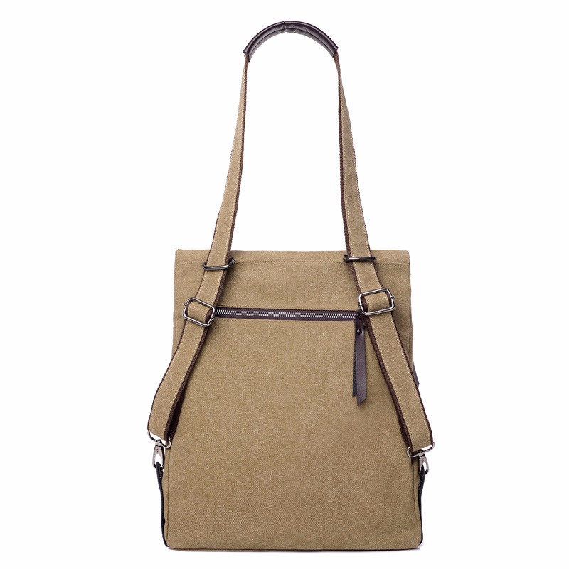 Mochila de lona multifuncional