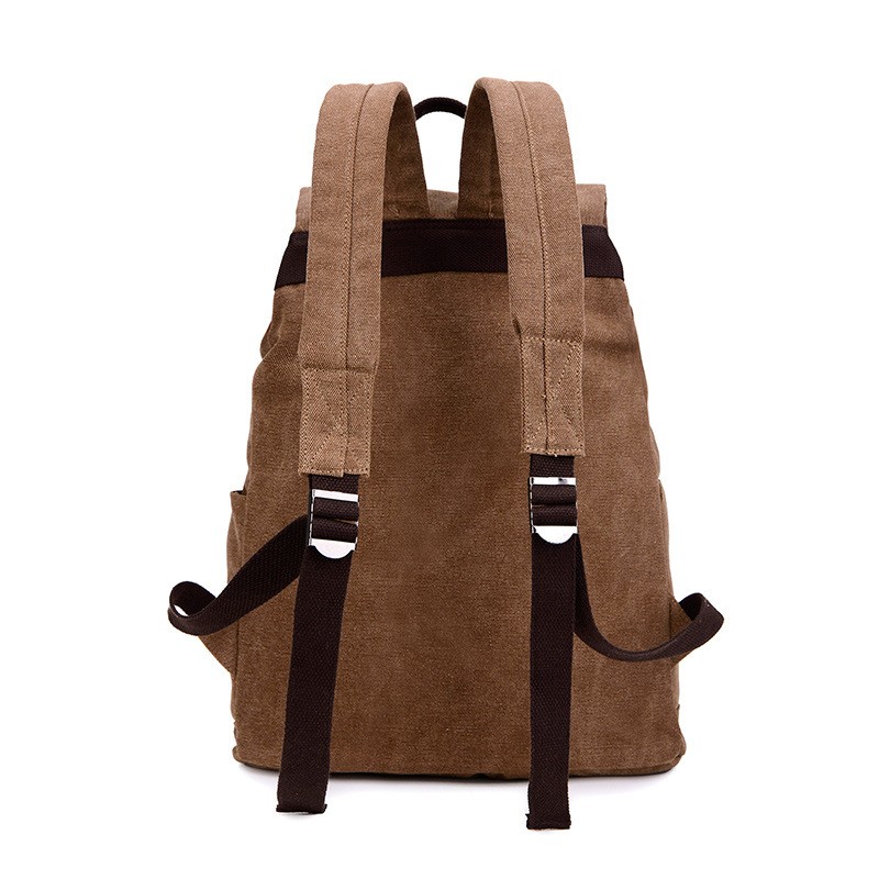 Canvas Rucksack Mit Kordelzug