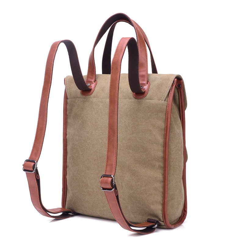  Canvas Backpack With Front Pocket