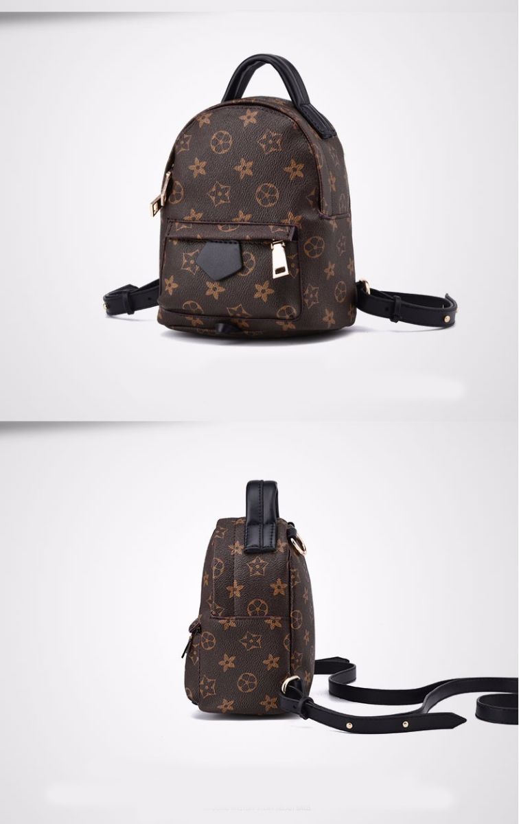 kulit print mini ransel