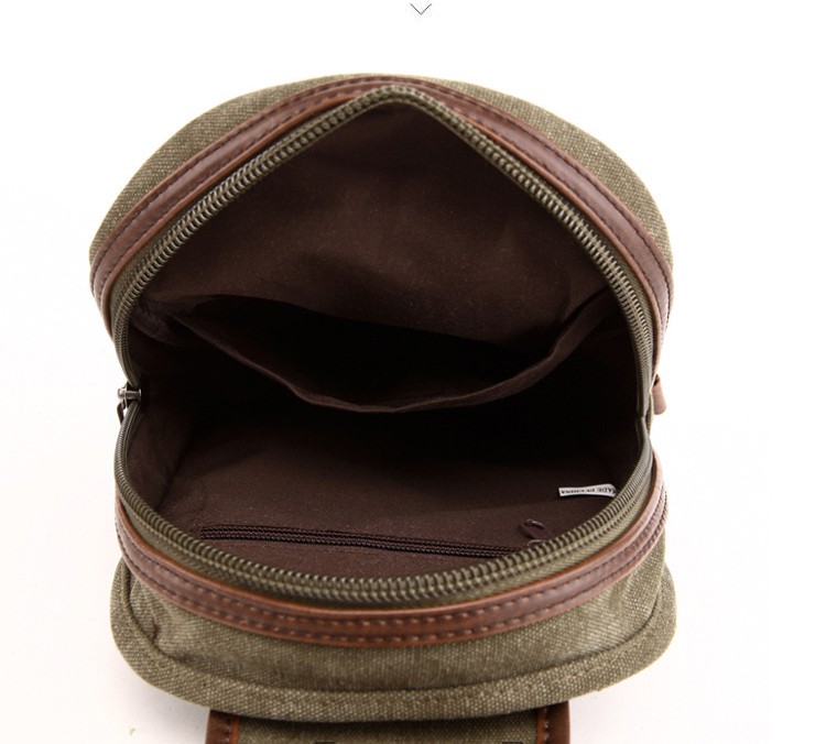 Fashion Washed Canvas Chest Bag