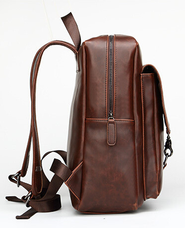 15 L Rucksack Braun PU