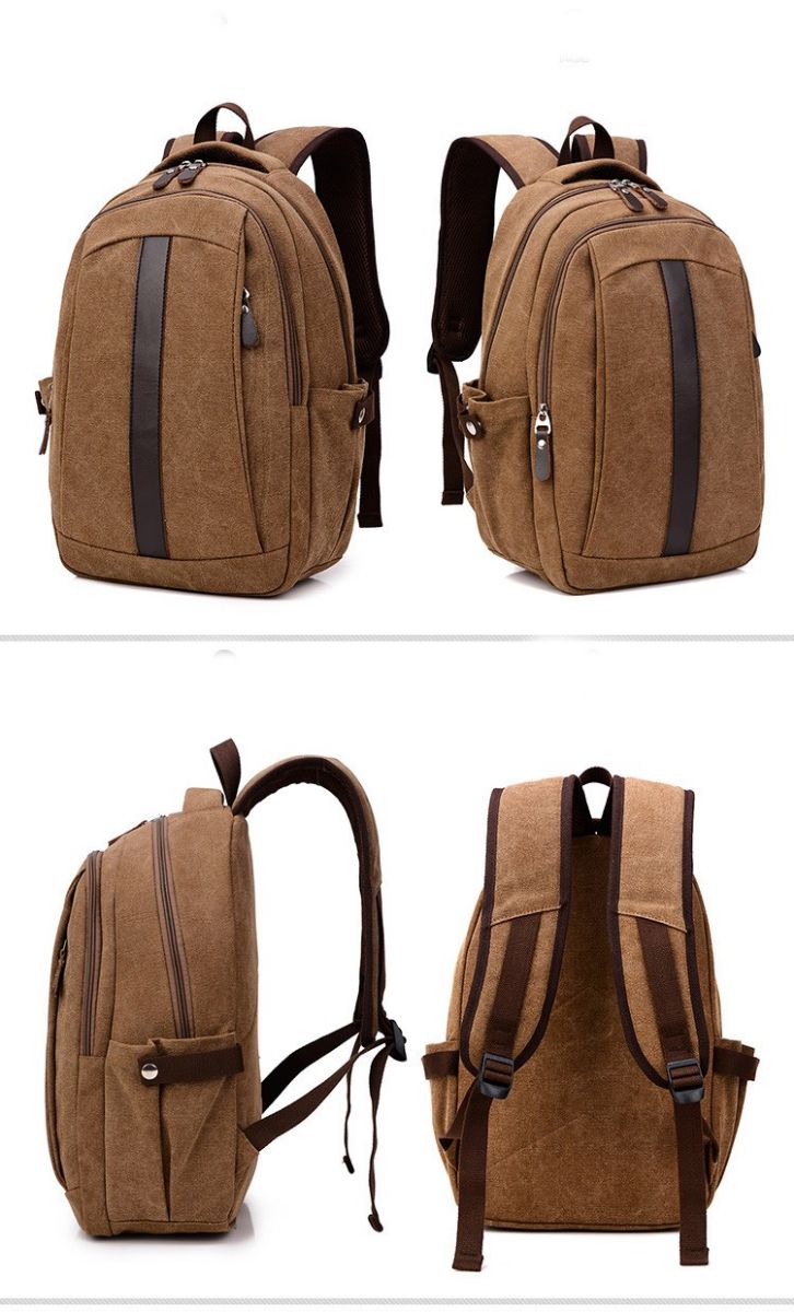 unisex canvas backpack