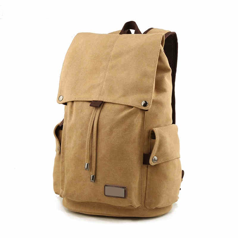 canvas school backpack 