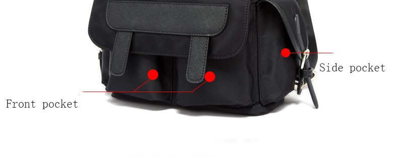  vattentät nylon ryggsäck 