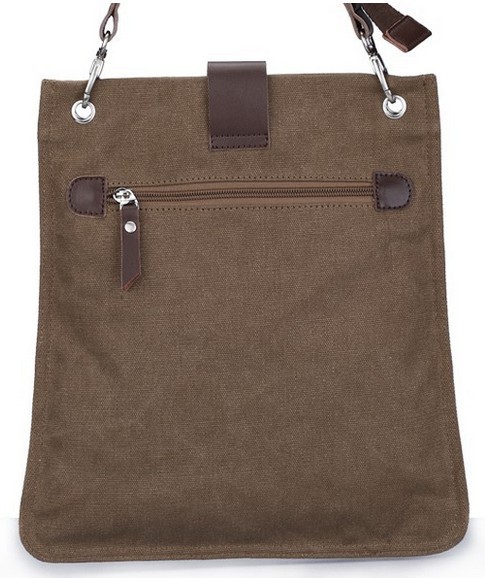 Canvas Leather Satchel Bag