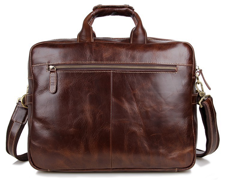  Leather Business briefcase bag