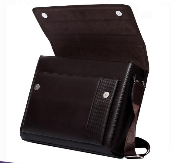 leather business briefcase