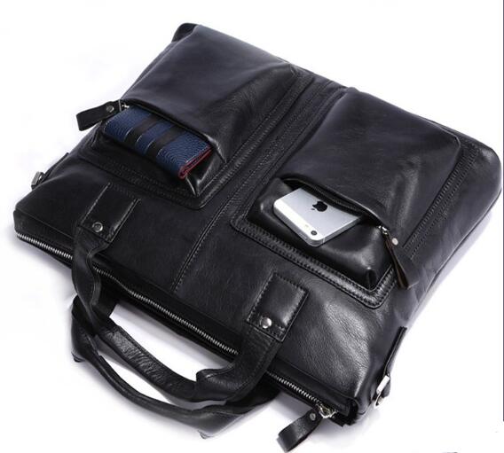 western leather briefcase