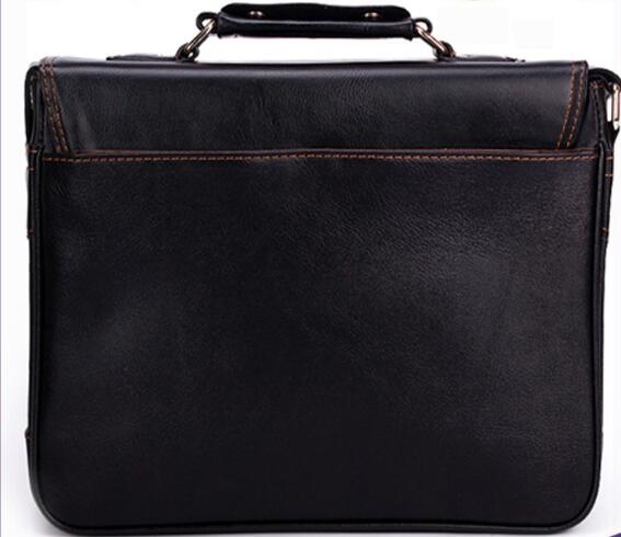 Leather mens business bag