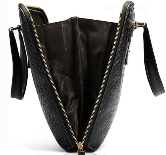 leather cowhide messenger bag 