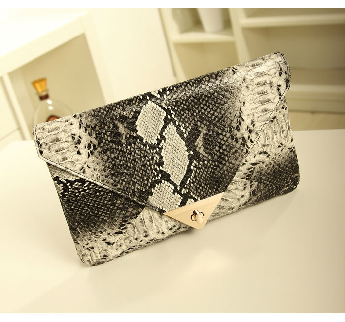 snake purse envelope bags