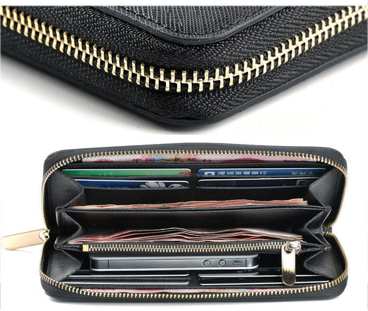 dompet kulit asli dengan zipper