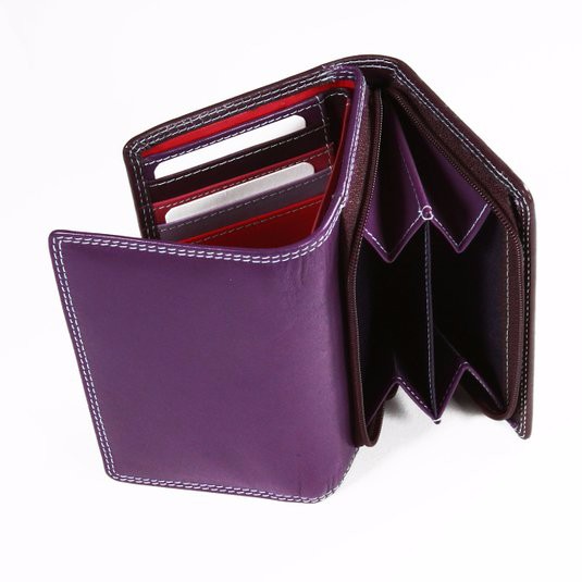 Kvinnors äkta läder plånbok