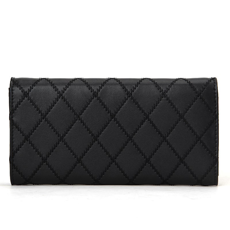 Läder clutch plånbok