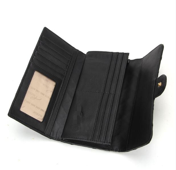 Leather clutch wallet