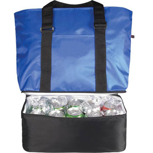  two layer food carrier tote with cooler