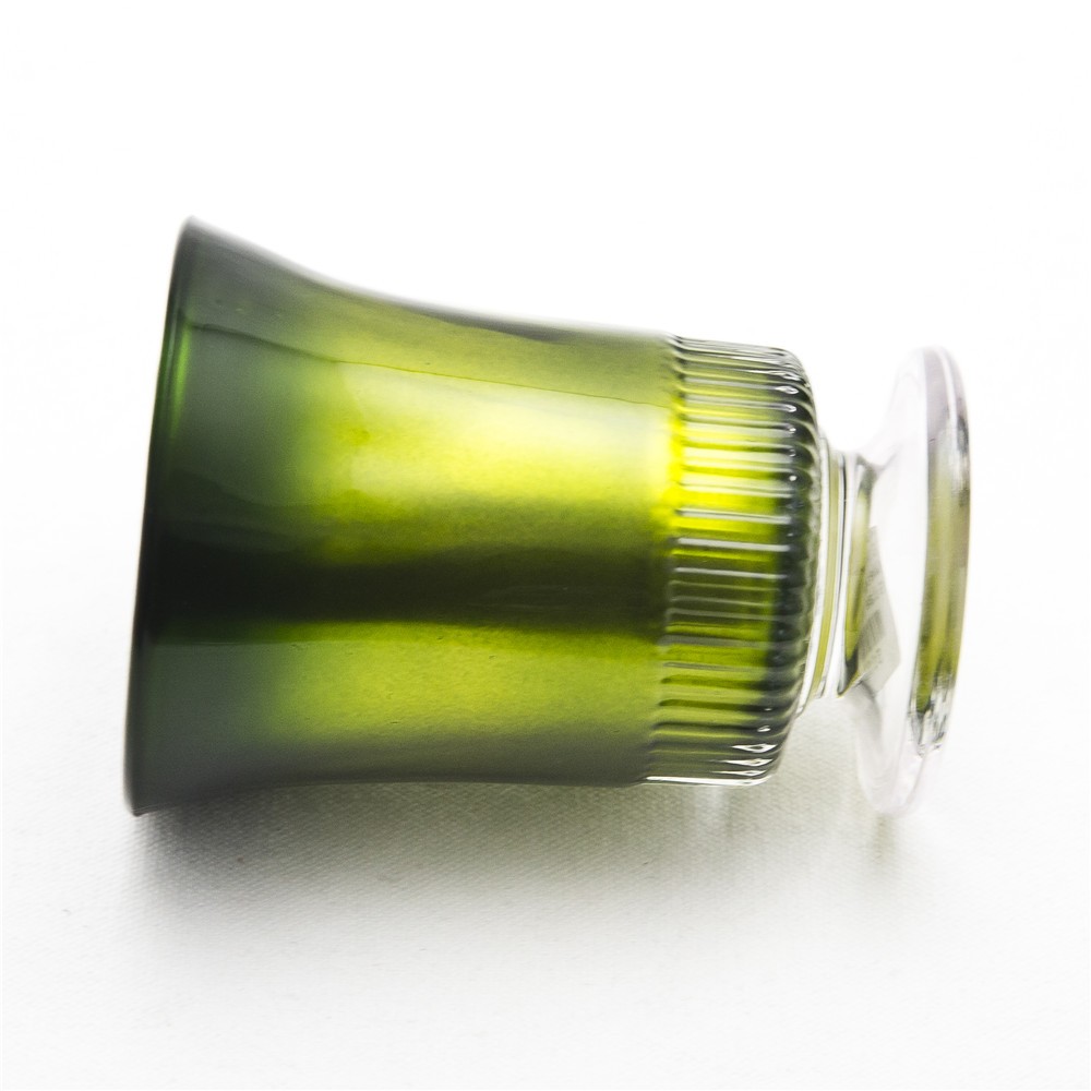 Zielony Świeca Posiadacza Glass