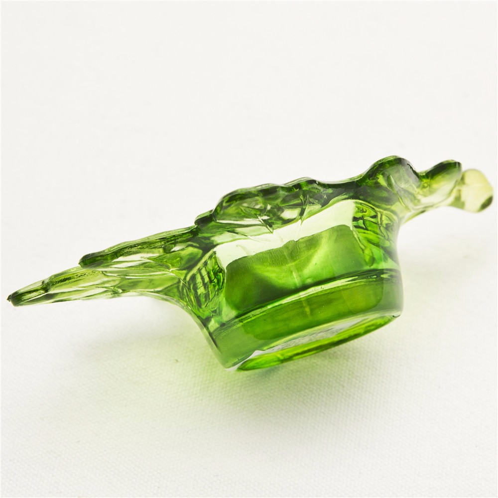 Leaf Shape Glass Candle Holder