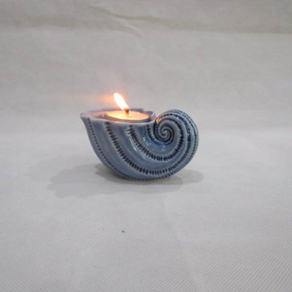 porselen laut shell T-cahaya kustom candle holder