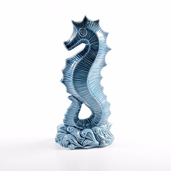  figurine cavalluccio marino in ceramica per la decorazione 