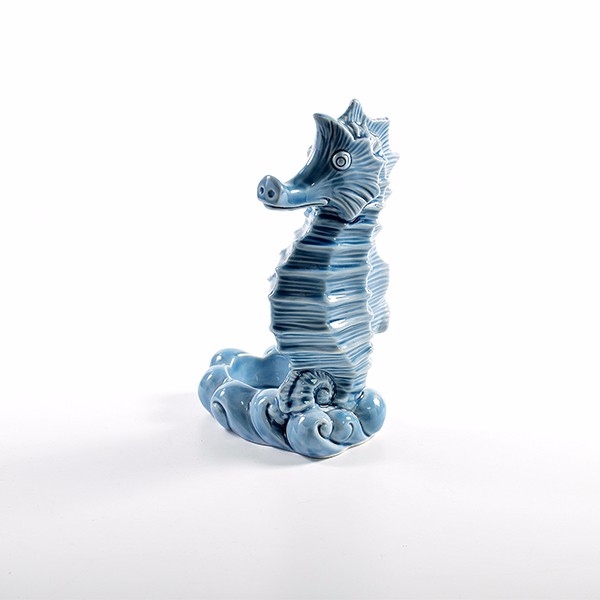 seahorse art craft candle holders
