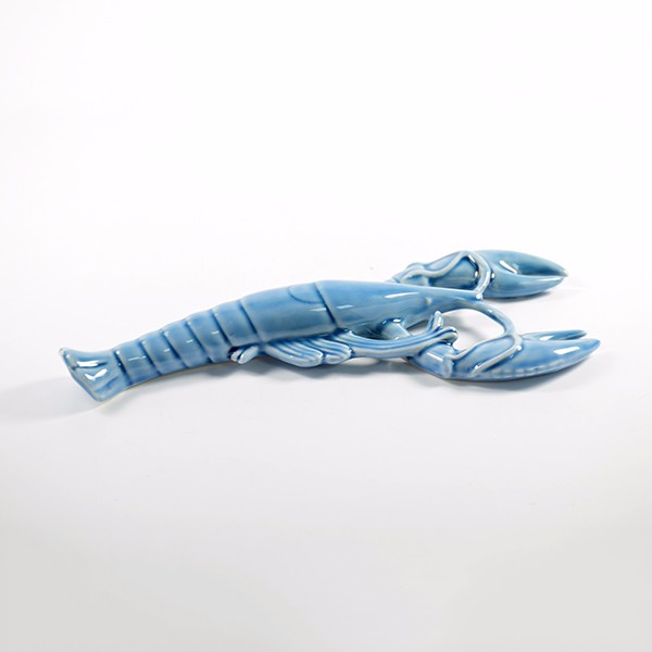  lobster shaped figurines ceramic for home decoration